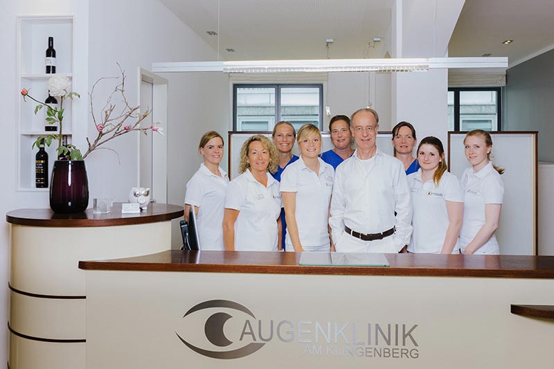 Arztsuche: Bild des Teams der Augenklinik am Klingenberg